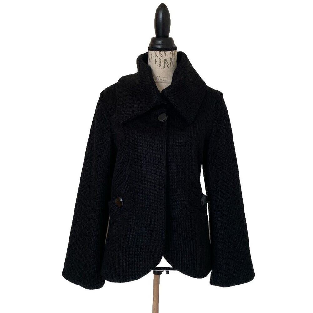 Eva Franco Womens Open Front Coat Size 8